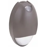 Emergency Light: 3 W Lamp Watt, 6 W Emergency Watt, 100 to 300V AC, 2 Lamp Heads, Aluminum, Surface (MPN CUWZ-PC)