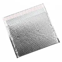 Bubble Mailer,13 3/4x11",Silver,PK48: 13 3/4 in Usable Wd, 11 in Usable Lg, 11 in Outside Lg, 48 PK (MPN GBM1311S)