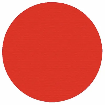 MIGHTY-LINE Floor Marking Tape: Circle, Solid, Red, No Legend, 2 11/16 in, 50 mil Tape Thick - Circle-Shaped Floor Marking Tape