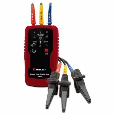 TRIPLETT PR650 Non-Contact Phase Sequence and Motor Rotation Tester - Phasing & Motor Rotation Meters