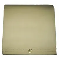 MAURITZON Tarp: 9.5 ft Lg, 7.33 ft Wd, Heavy Duty, 20 mil, Vinyl, Tan, 14.5 oz/sq yd, Waterproof (MPN IHT-10-0810)