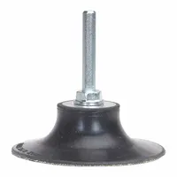 NORTON Quick Change Disc Backup Pad: TS, 2 in Dia, 1/4 in Straight-Shank, Medium Density (MPN 63642543210)