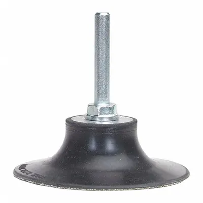 NORTON Quick Change Disc Backup Pad: TS, 2 in Dia, 1/4 in Straight-Shank - Straight-Shank Backing Pads for TS Quick-Change Discs