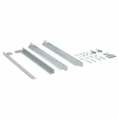 This hinge kit is designed for roof-mounted downblast fans, compatible with centrifugal upblast direct fan types. It includes a reinforcement bracket and is constructed from galvanized steel. The kit meets AMCA standards and provides a 22-inch square base for secure installation.