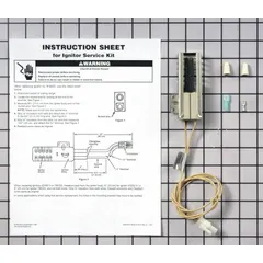 OEM replacement ignitor for gas ovens. Restores ignition function for baking and broiling. Used in residential kitchen oven repair.