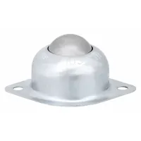 This flange mount ball transfer has a 1 in ball diameter, 75 lb ball load capacity, and 1 3/16 in projection. It enables smooth multidirectional movement of loads in material handling systems such as conveyors, packaging lines, and workstations