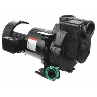 Dayton Centrifugal Pump: 230/460V AC, 50 ft Max Head, 1 1/2 in Compat Intake and Disch - 1/8 to 1 HP Self-Priming Centrifugal Pumps
