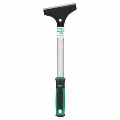 UNGER Scraper: Bld. Mat. Carbon Steel, Hdl. Mat. Aluminum/Zinc, Stiff - Razor Scrapers