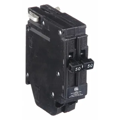CHALLENGER Miniature Circuit Breaker: 50 A Amps, 120/240V AC, 1 in Wd, 10kA at 120/240V AC - Challenger Type-A Miniature Circuit Breakers