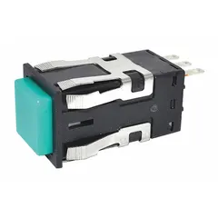 Replacement ON switch for HVACR systems, used to manually activate heating equipment. Suitable for portable heaters, construction-site heaters, and industrial heating units requiring a reliable on/off control.