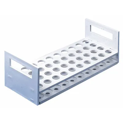 SP SCIENCEWARE Polypropylene Vial Rack, 72-Place, White - Lab Storage Racks