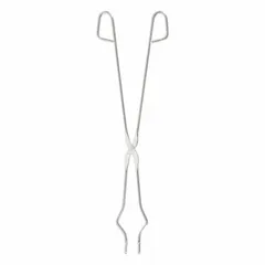 APPROVED VENDOR Crucible Tongs, Stainless Steel, Uncoated, 1 in Tip Length