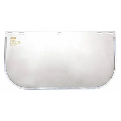 CONDOR Face Shield Visor: 15 1/2 in Overall Wd, 8 in Overall Ht, 1.5 mm Overall Thick - General Purpose Replacement Visors