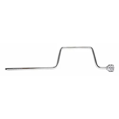 PROTO Socket Driver: 1/4 in Drive Size, 15 1/2 in Overall Lg, Plain Grip, Alloy Steel - Speeder Handles