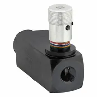 PARKER Hydraulic Flow Control Valve: 15 gpm Max Flow Rate, 1/2 in NPT, 1/2 in NPT, Steel, Control (MPN PCM800S)