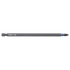 This impact-rated #1 Phillips (PH1) bit is designed for use with impact drivers and power tools. It features a standard hex shank for secure fit in tool chucks. Suitable for driving screws in construction, woodworking, and assembly tasks.