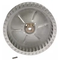 Replacement blower wheel assembly for Blodgett ovens. Restores proper airflow and heat circulation to maintain even cooking temperatures. Suitable for commercial kitchen and foodservice equipment