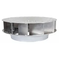 Replacement blower wheel for HVACR fans, compatible with manufacturer part number 10C393. Used in commercial and industrial air-handling systems to move air through ducts, furnaces, or ventilation units.