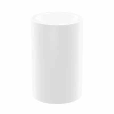 OILITE Sleeve Bearing: PTFE, 1/2 in Bore, 5/8 in OD, 1 in Overall Lg, White, -325°F to 500°F - Chemical- & Heat-Resistant Plastic Sleeve Bearings