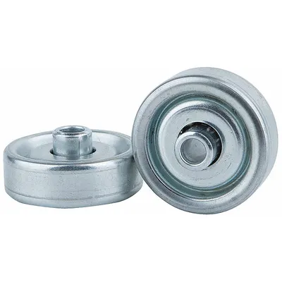 UNITED Skate Wheel: Galvanized, 1 1/2 in Wheel Dia, 0.258 in Wheel Bore Dia, 1/2 in Wheel Wd - High Strength Skate Wheels