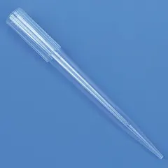 Non-sterile, single-use pipette tip made of polypropylene. Autoclavable, blue, with 1250 µL capacity. Supplied in a bulk bag without filter. Universal fit for general liquid handling in laboratory applications such as sample preparation, reagent transfer, and serial dilutions.