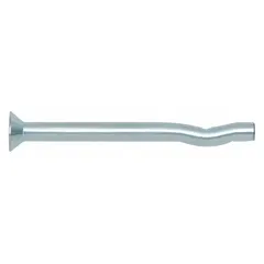 These vibration-resistant drive anchors are designed for fastening into concrete or masonry. The flat, steel, zinc-plated construction provides corrosion resistance. Each anchor has a 4-inch overall length and is supplied in a 100-pack.