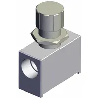 SMC Speed Controller: In-Line Fitting, 3/4 in Valve Body Size, Threaded, Meter Out, 1/2 NPT (MPN AS5000-N04)