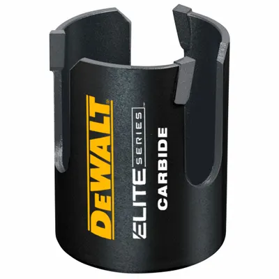 DEWALT DAH4214 Carbide Tipped Hole Saw, 2-1/4 in Diameter, 5/8"-18 Thread - Wood-Cutting Hole Cutters without Arbor