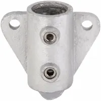 Structural Pipe Fitting: Wall Flange, Wall Mount Flange, 1 in For Pipe Size, Cast Iron, Gray
