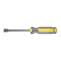 WESTWARD Solid Round Shank Nut Driver: Straight, Metric, Without Magnetized Tip, Std, 8 mm Tip Size (MPN 401L30)