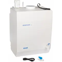 This 40-liter storage tank is designed for Type II purified water in laboratory water purification systems. It provides a reservoir to maintain water purity and ensure a continuous supply for applications such as buffer preparation, reagent dilution, and glassware rinsing. Compatible with manufacturer model number OR015BPM1.