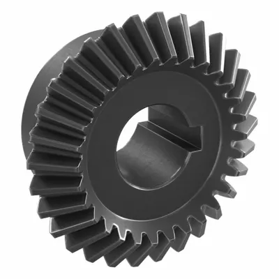 KHK GEARS Bore Miter Gear: For 90° Shaft Angle, Module m 2, 30 Teeth - Straight Teeth Metric Miter Gears