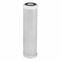 This high purity deionization cartridge removes dissolved ionic contaminants from water. It is used in water purification systems to produce low conductivity water for laboratory, pharmaceutical, and electronics applications