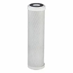 This high purity deionization cartridge removes dissolved ionic contaminants from water. It is used in water purification systems to produce low conductivity water for laboratory, pharmaceutical, and electronics applications.