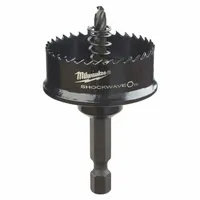 MILWAUKEE Hole Saw: 1 3/8 in Saw Dia., 8 Teeth per Inch, 1/8 in Max. Cutting Dp, Bi-Metal (MPN 49-56-9830)
