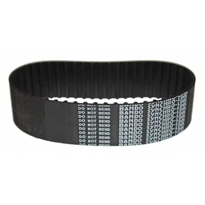 BANDO Timing Belt: One Side, Synchro-Link HT, 0.2 in Pitch, 1/4 in Top Wd, 380XL025 - XL Section Trapezoidal Timing Belts