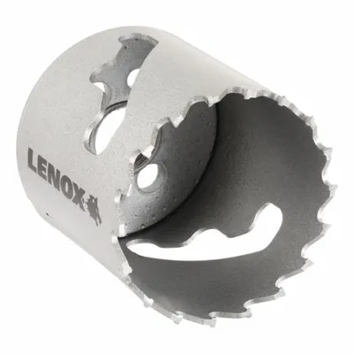 LENOX Hole Saw: 2 in Saw Dia., 3 Teeth per Inch, 1 7/8 in Max. Cutting Dp - Multi-Material-Cutting Hole Saws without Arbor