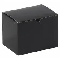 Gift Box: 6 in Inside Lg, 4 1/2 in Inside Wd, 4 1/2 in Inside Ht, Kraft, 100 PK (MPN GB644BK)