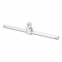 PROTO Sliding Bar: 1/4 in Drive, 4 1/2 in Lg, Smooth Grip, Alloy Steel, Chrome (MPN J4785)