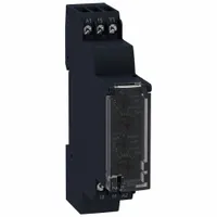 SCHNEIDER Time Delay Relay: DIN-Rail Mounted, 240V AC, 0.7 A, 6 Pins/Terminals, 1 sec – 100 hr (MPN RE17LLBM)