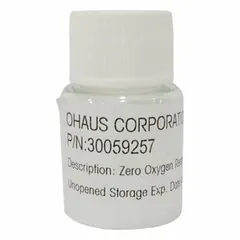Zero oxygen starter in powder form, supplied in a plastic bottle. CAS number 7757-83-7. Used as a reagent to prepare a zero-oxygen calibration standard for dissolved oxygen meters in water quality testing and laboratory analysis.