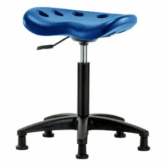 APPROVED VENDOR Polyurethane Lab Stool, Height Range 19 to 26-1/2 in, 17 in Seat Width, 14 in Seat Depth, Fiberglass Base, 5 Glides