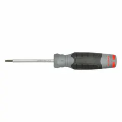 General purpose Torx screwdriver with T15 tip size. Overall length 7-1/4 in, shank length 3-1/4 in. Cushion grip handle. Used for driving and removing T15 Torx fasteners in assembly, maintenance, and repair tasks.
