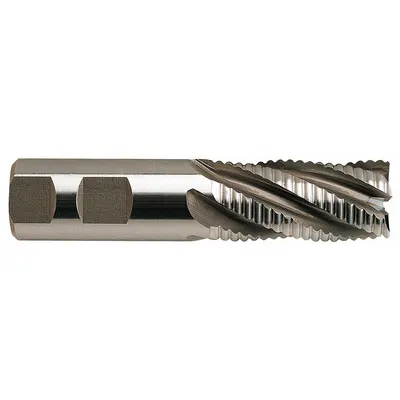 YG-1 Roughing End Mill: Cobalt, 6 Flute, Coarse Pitch, 1-1/4" Mill Dia, 2" LOC - General Purpose Cobalt Roughing End Mills