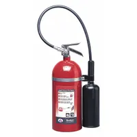 BADGER Fire Extinguisher: 10 lb Extinguisher Capacity, 10B:C, Carbon Dioxide (MPN B10V)