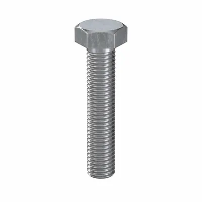 LINDSTROM Hex Head Cap Screw: Steel, Class 8.8, Zinc Plated, M12, Metric, 60 mm lg - Class 8.8 Steel Hex Head Cap Screws