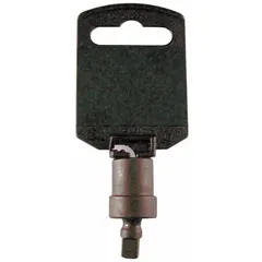 This 1/4" drive flex impact socket adapter features a square output drive size and a manganese phosphate finish. It is used to transfer torque at an angle in confined spaces where a straight socket cannot reach. Suitable for automotive, industrial, and maintenance applications.