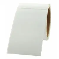 APPROVED VENDOR Printer Label: 3 in Label Wd, 5 in Label Ht, White, 3 in Core Dia., 8 PK