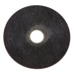 Type 1 cut-off wheel for carbon and stainless steel. Aluminum oxide construction with 60 grit. Dimensions: 3" diameter, 0.035" thickness, 3/8" arbor hole. Suitable for light-duty cutting in metal fabrication and repair tasks.
