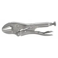 Locking Plier: Flat, Lever, 1 1/2 in Max Jaw Opening, 7 in Overall Lg, 1 3/16 in Jaw Lg, Plain Grip (MPN 302L3)
